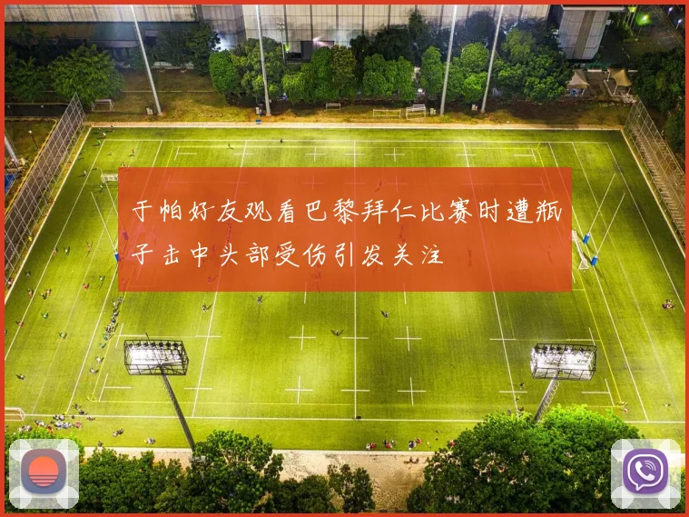 于帕好友观看巴黎拜仁比赛时遭瓶子击中头部受伤引发关注